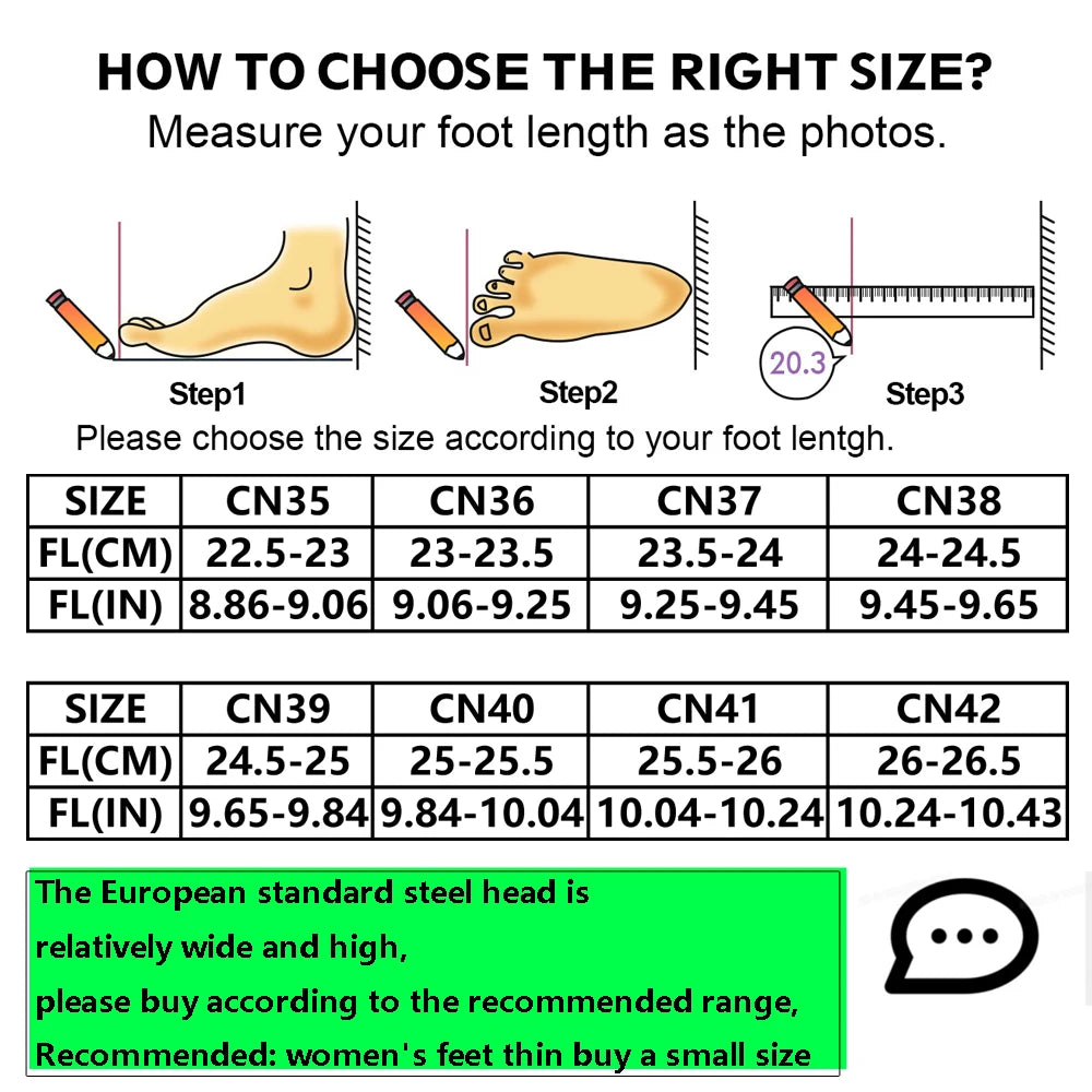 أحذية أمان نسائية وردية اللون بمقدمة فولاذية