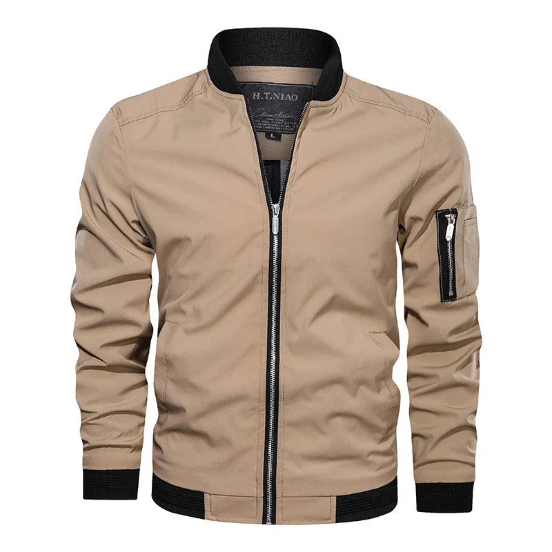 Men's Plus Size Bomber Jacket – 7XL Y2K Style