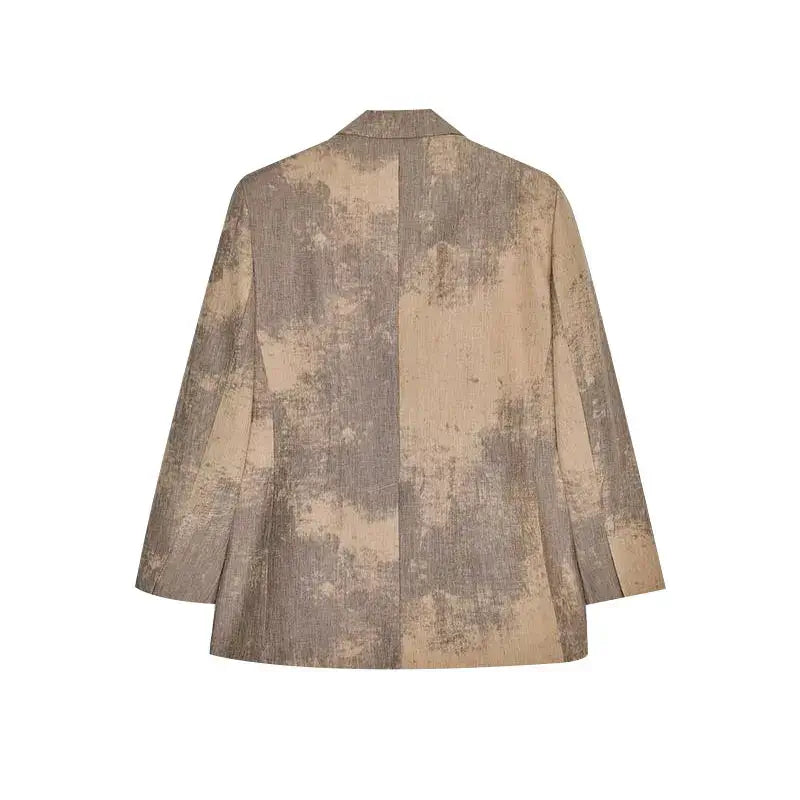 طقم فستان وسترة من الدانتيل المرقّع للنساء