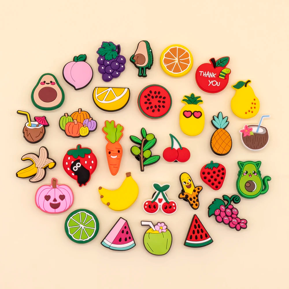 Women Fruit Shoe Charms Cute Accessories