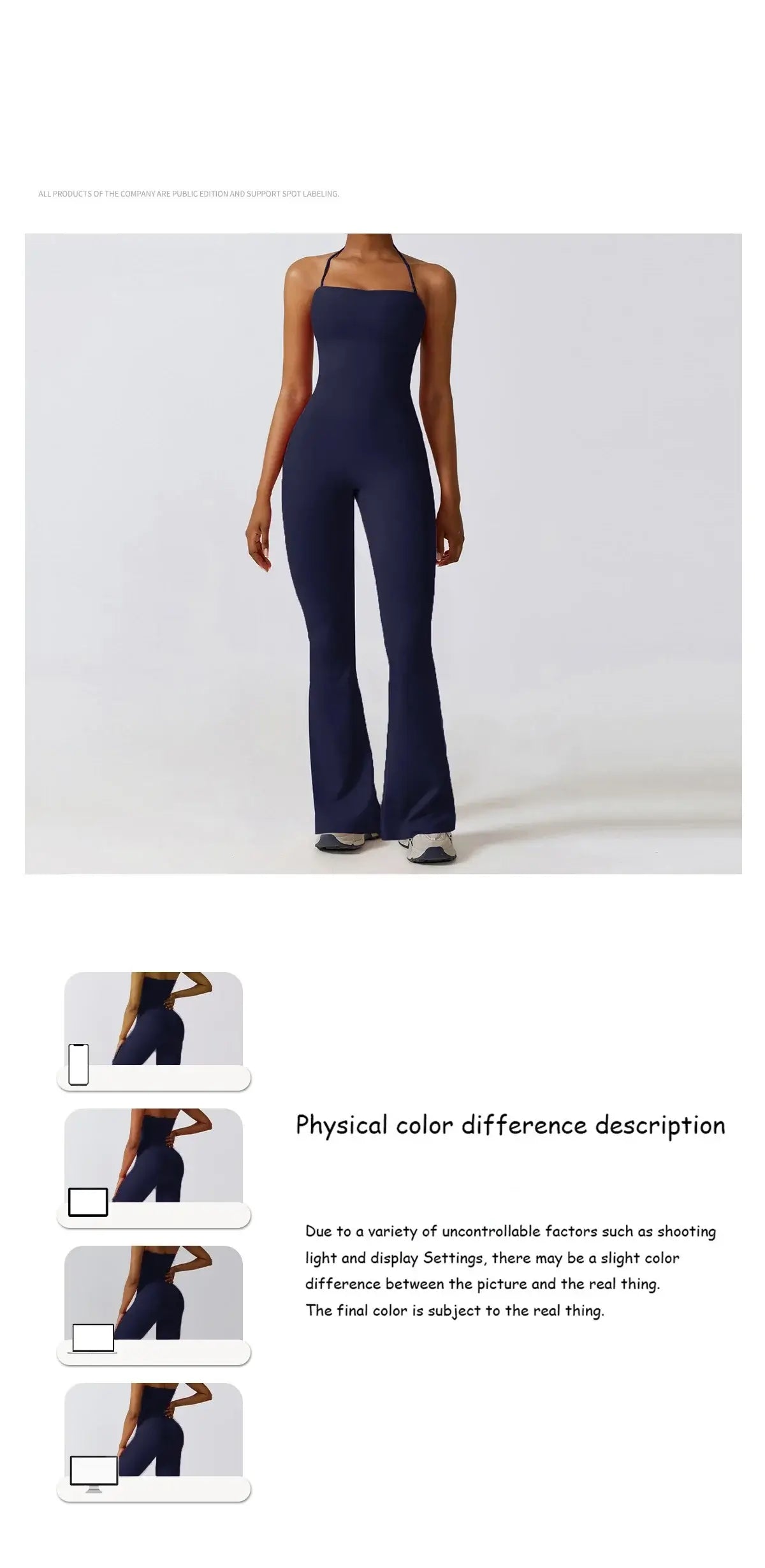 جمبسوت يوغا نسائي مفتوح الظهر