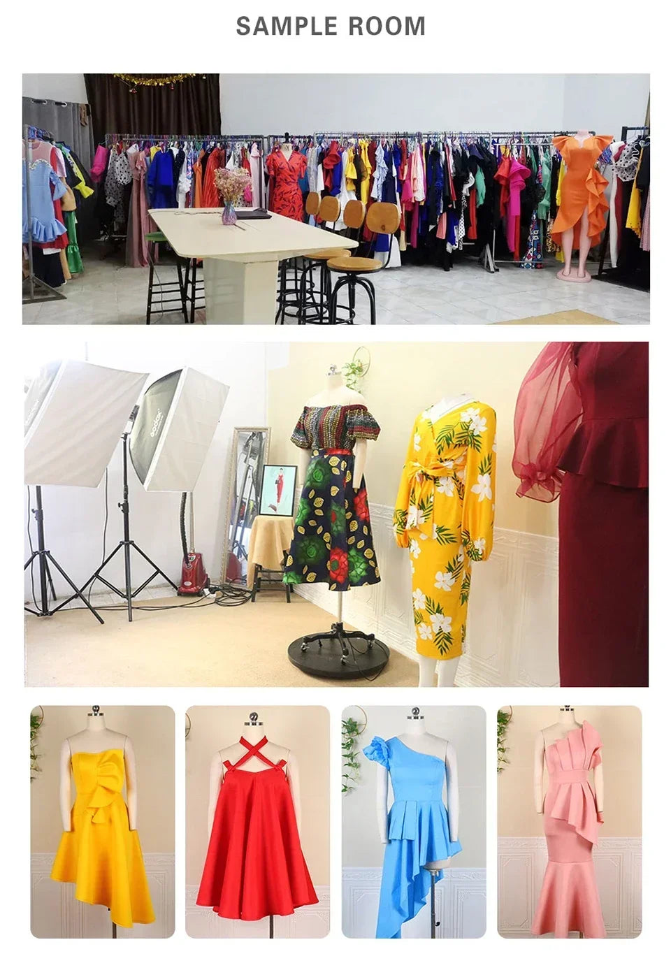 فستان نسائي أحمر مزهر مكشوف الكتفين