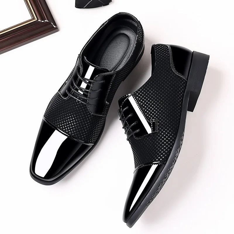 Royal Black Oxford Shoes