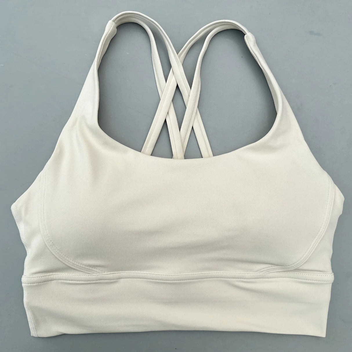 Women Cross Strap Sports Bra with Pads