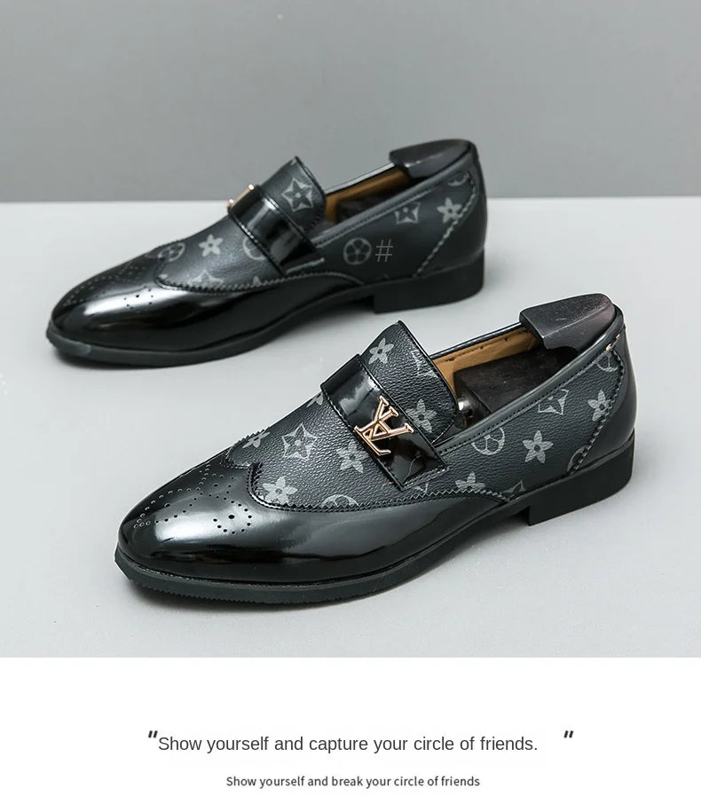 Men British Style Leather Shoes