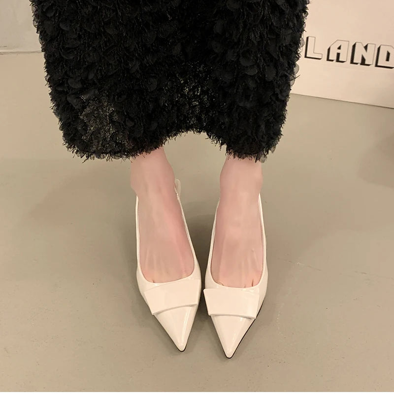 Pointed Toe Slingback Heels – Summer 2025