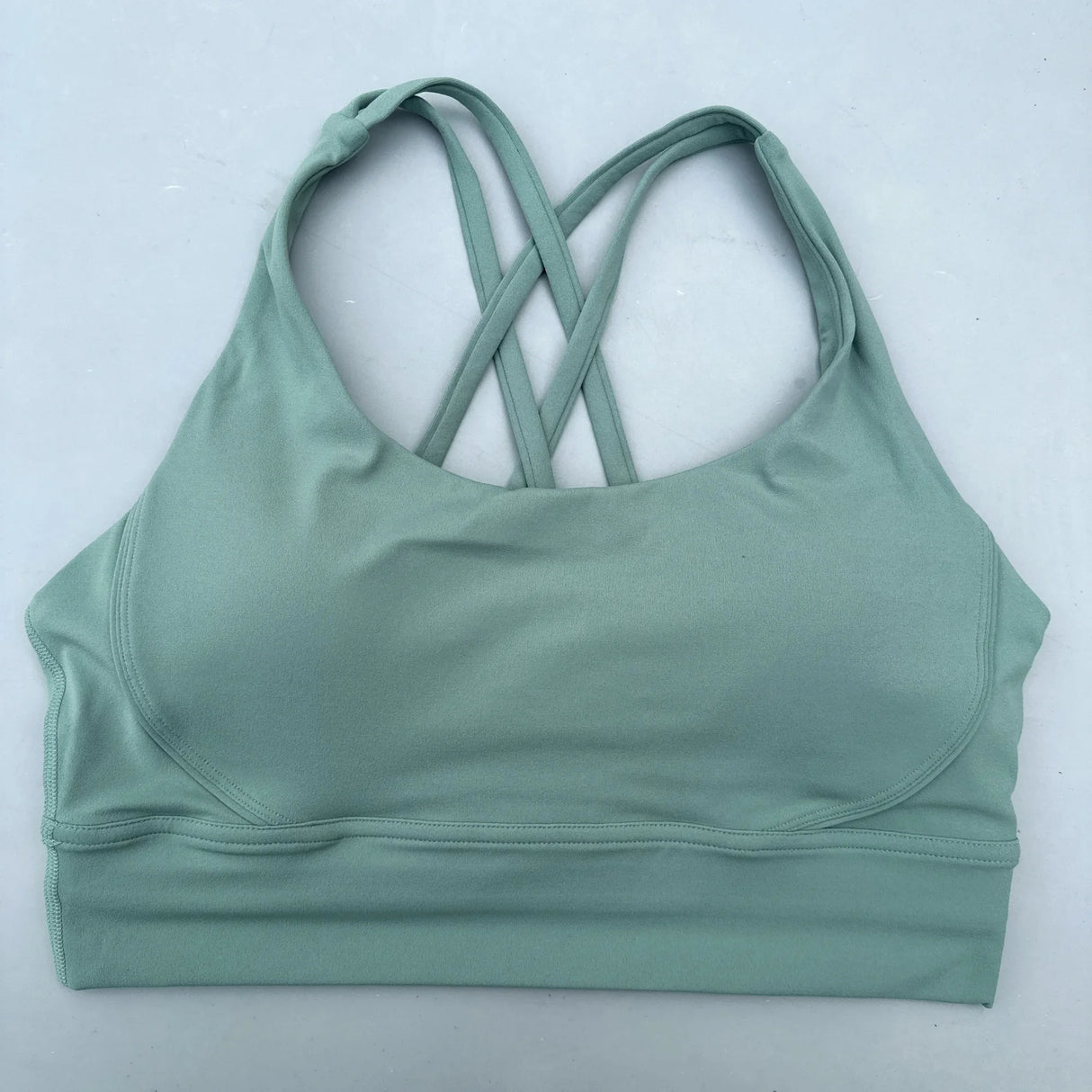 Women Cross Strap Sports Bra with Pads