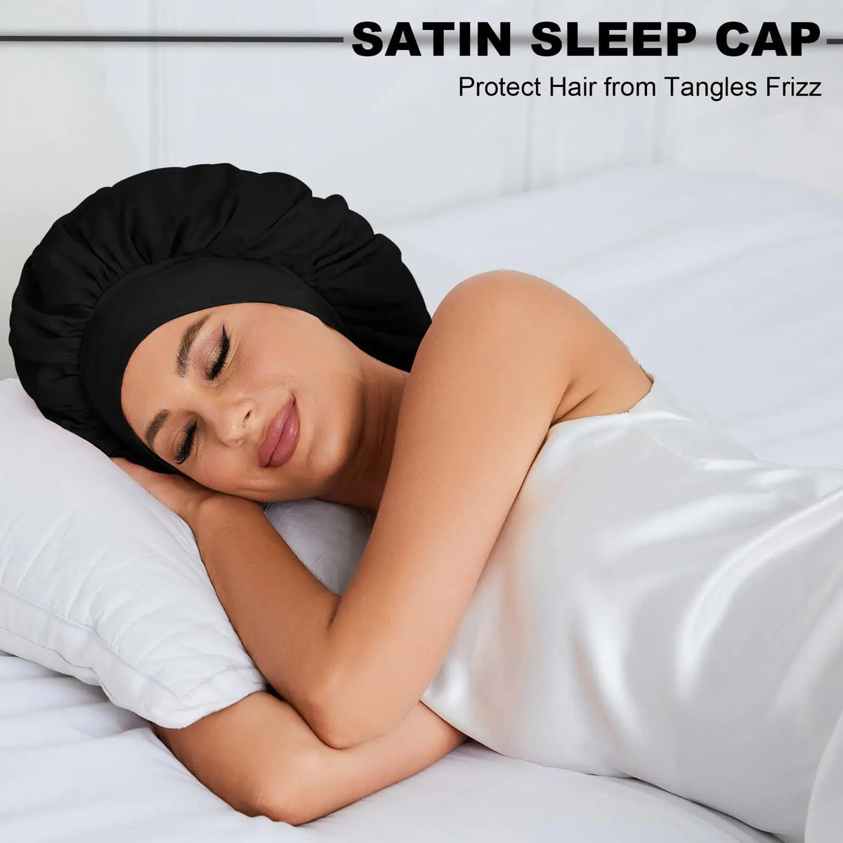 Double Layer Satin Bonnet