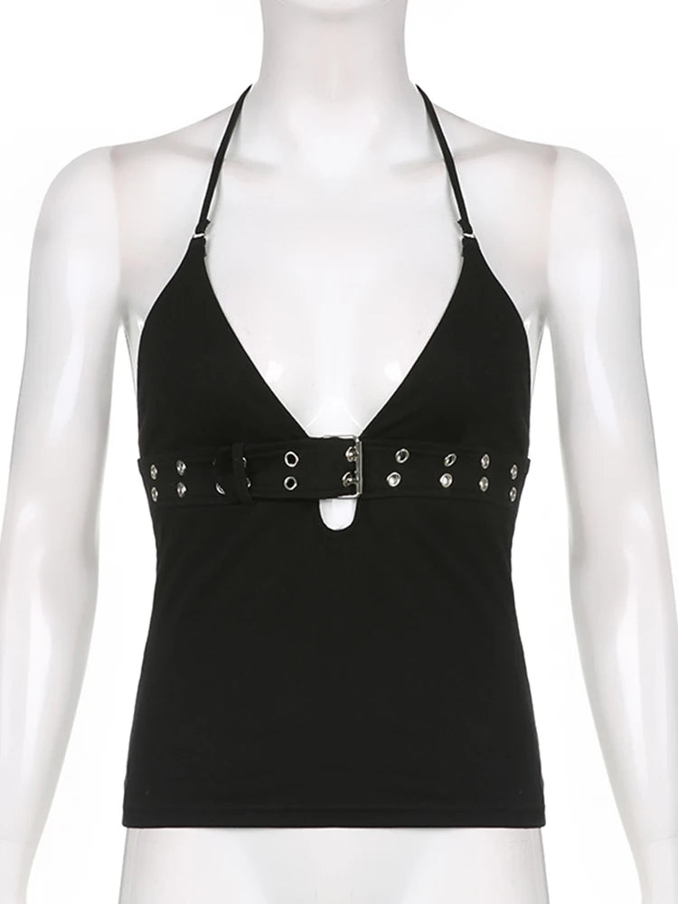 تانك نسائي بدون ظهر وضمادة