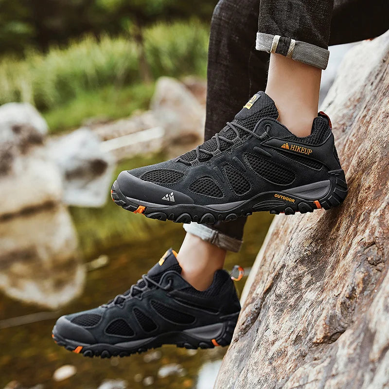 أحذية المشي لمسافات طويلة الخارجية القابلة للتنفس للرجال