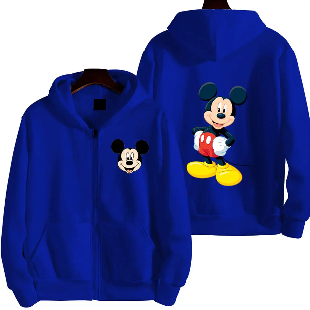 Oversized Mickey Zip Hoodie