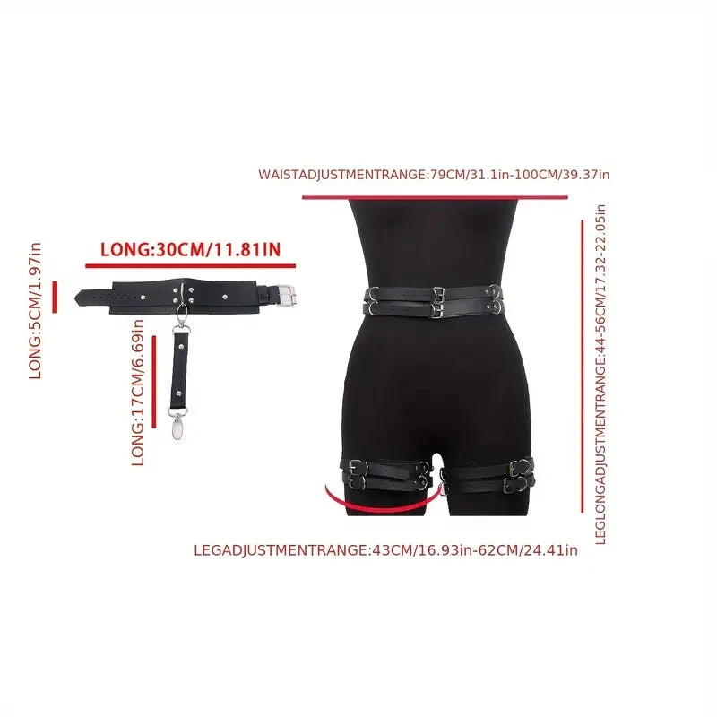 حزام الساق القوطي للنساء