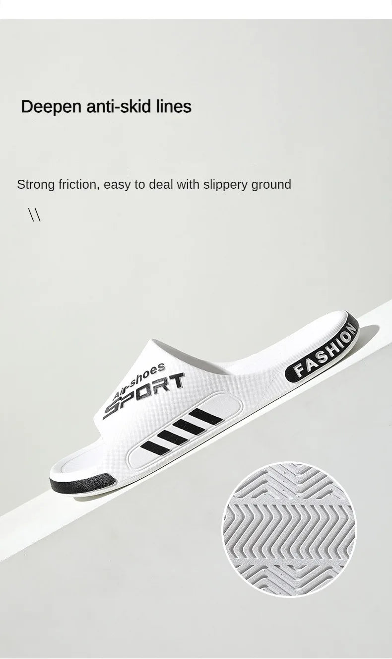 Men PVC Soft Sole Casual Beach Slides