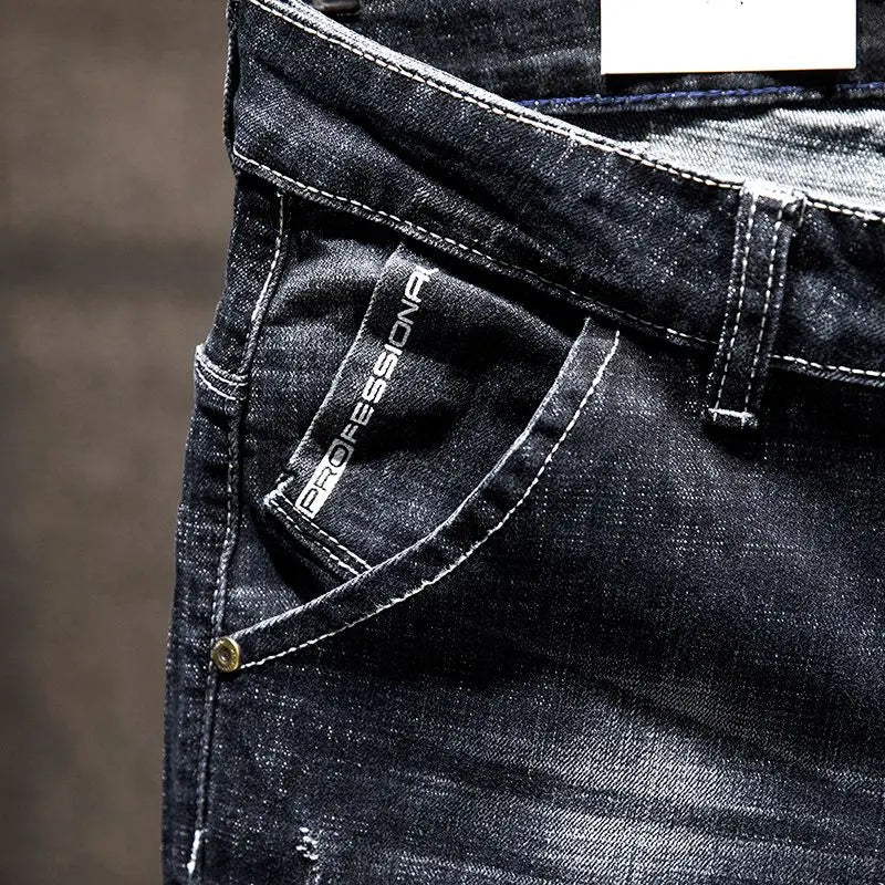 Apex Ripped Straight Jeans