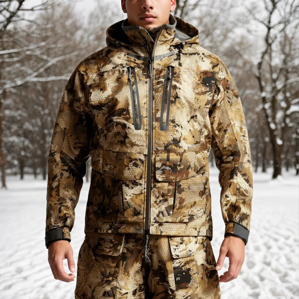 Men Waterproof Camouflage Fishing Jacket