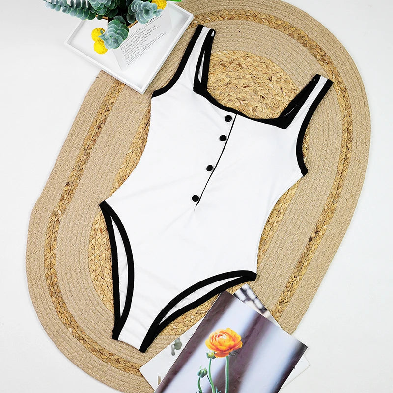 Vintage Bandeau Swimsuit