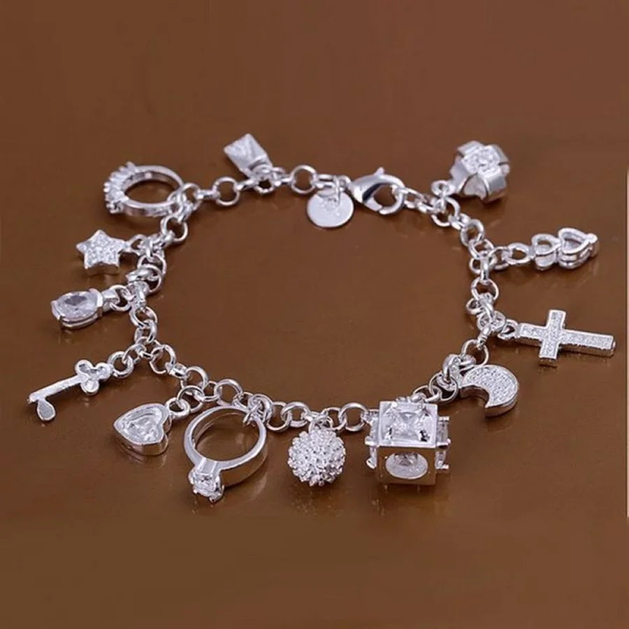 925 Sterling Silver Chain Bracelet