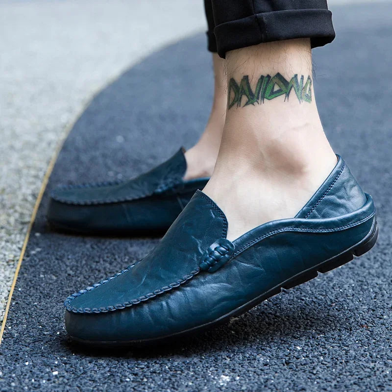 Men Genuine Leather Casual Loafers