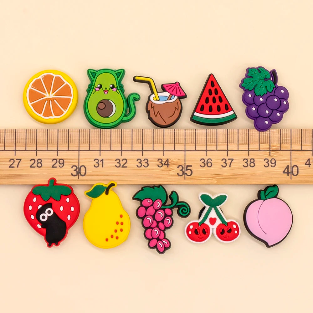 Women Fruit Shoe Charms Cute Accessories