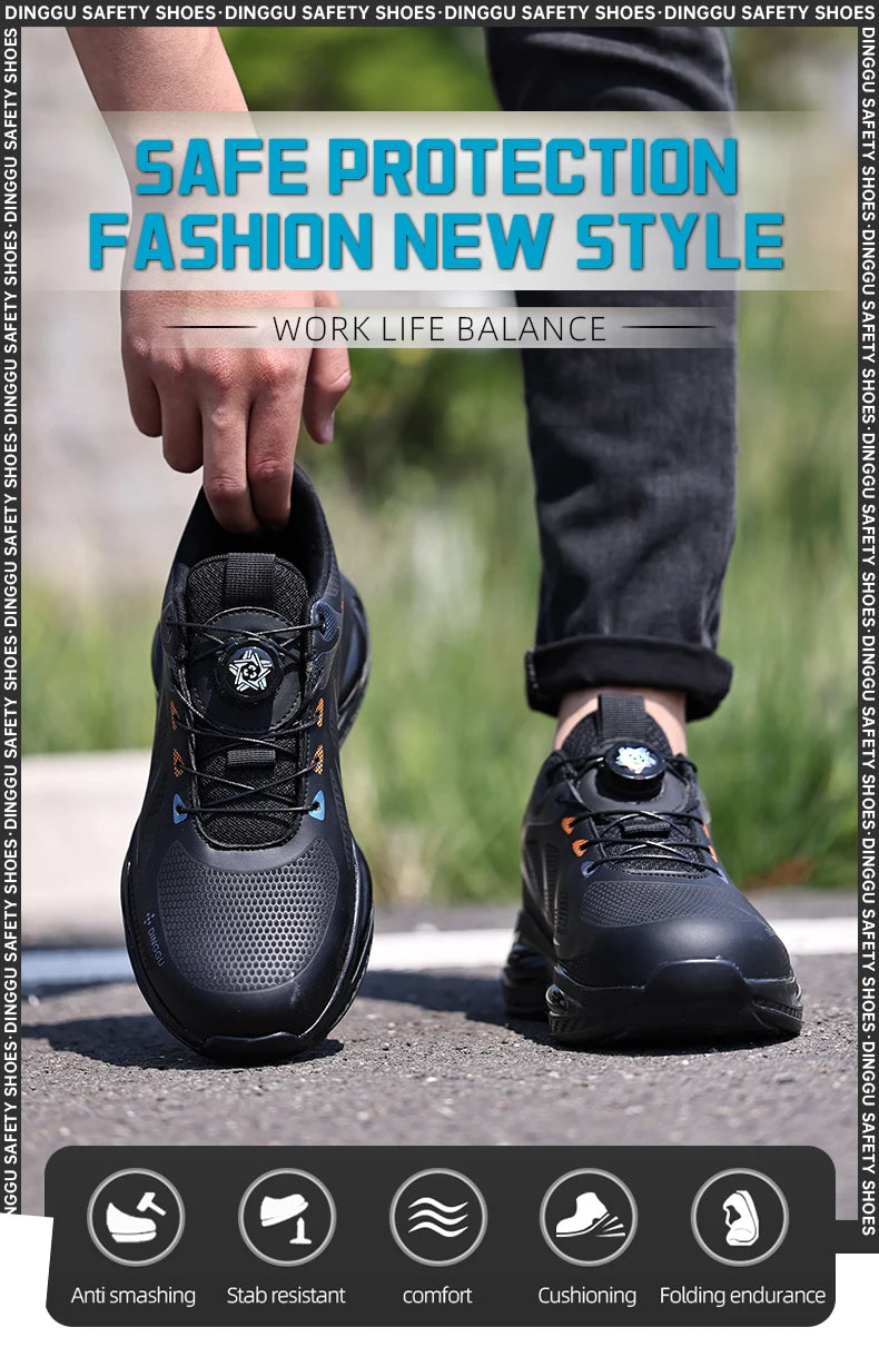 أحذية رياضية نسائية آمنة قابلة للتنفس