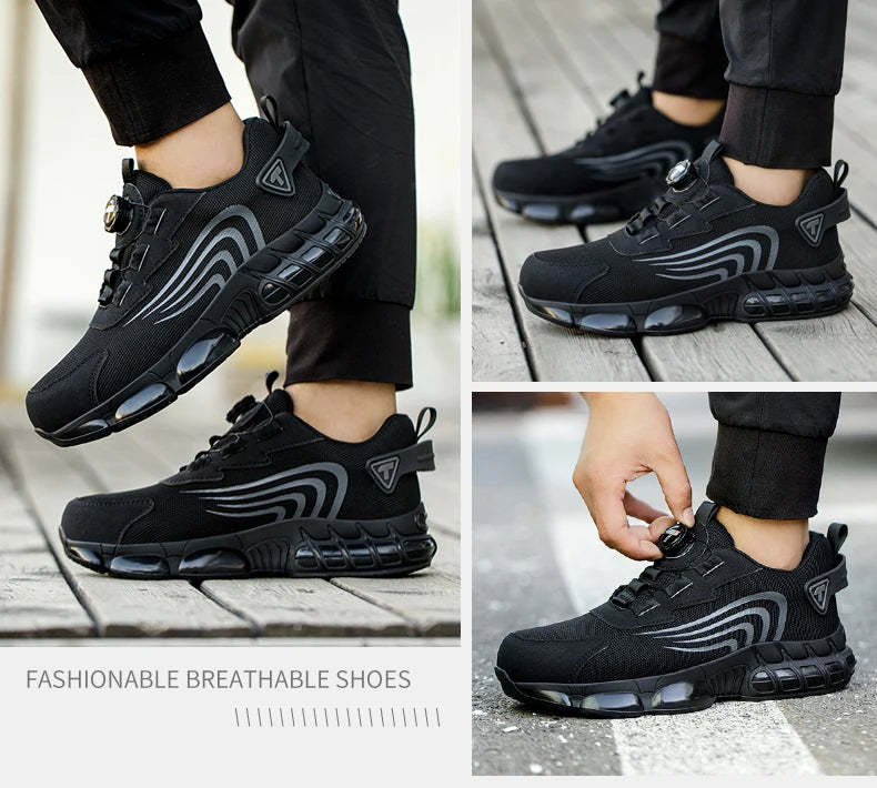 أحذية السلامة الرجالية المضادة للصدمات