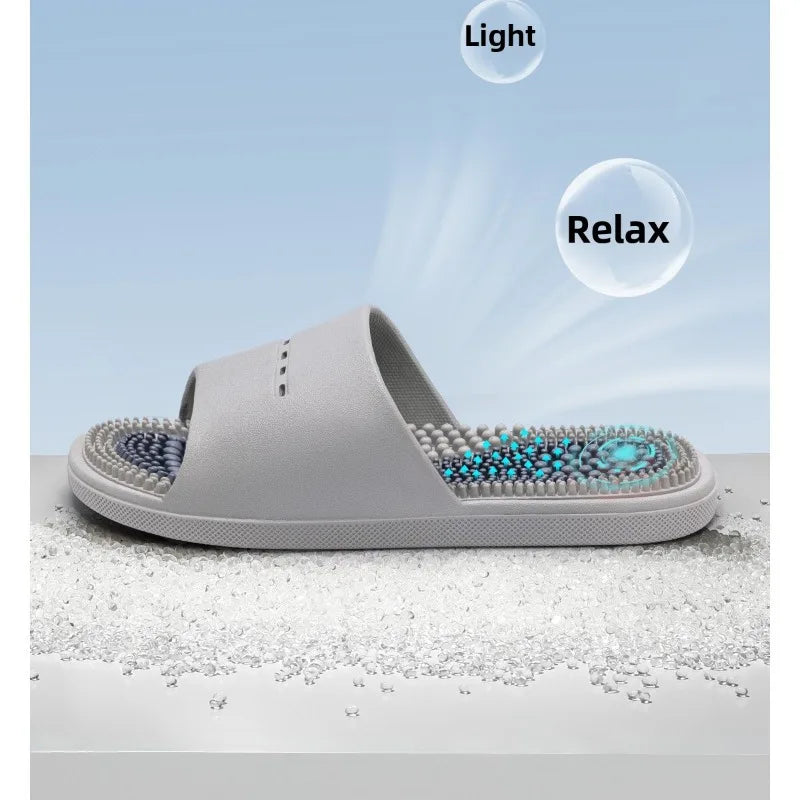 Men Massage Slippers Non-Slip Bathroom Sandals