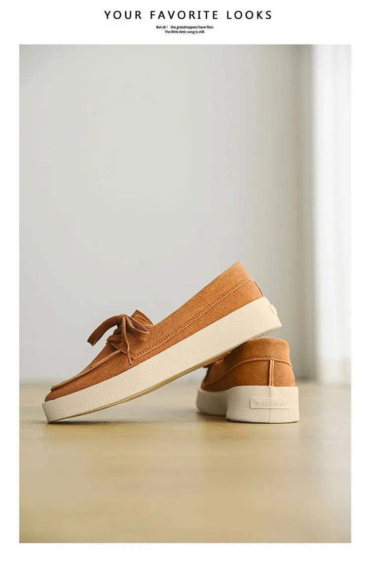 Men Suede Lightweight Driving Loafers