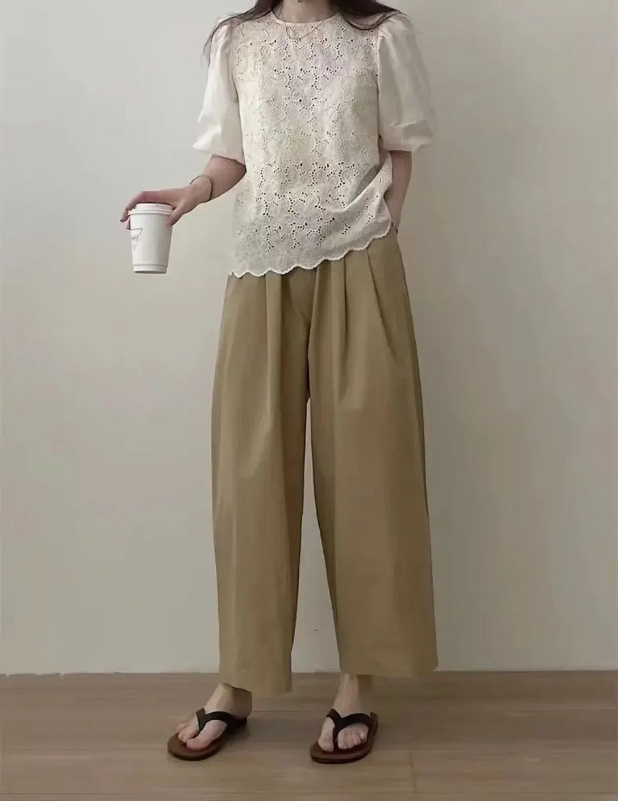 Women’s Plus Size Wide-Leg Pants