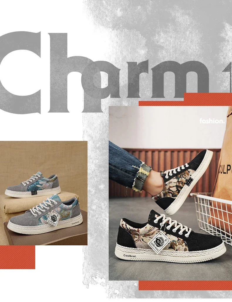 SpringWalk™ Men’s Casual Canvas Shoes