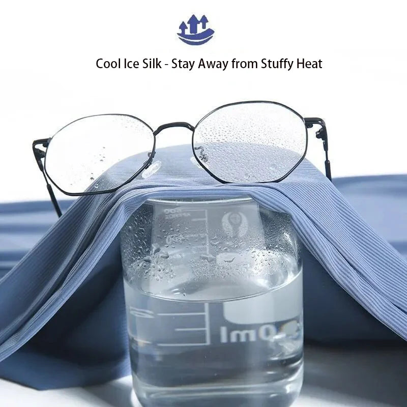 Women Ice Silk Drawstring Pants