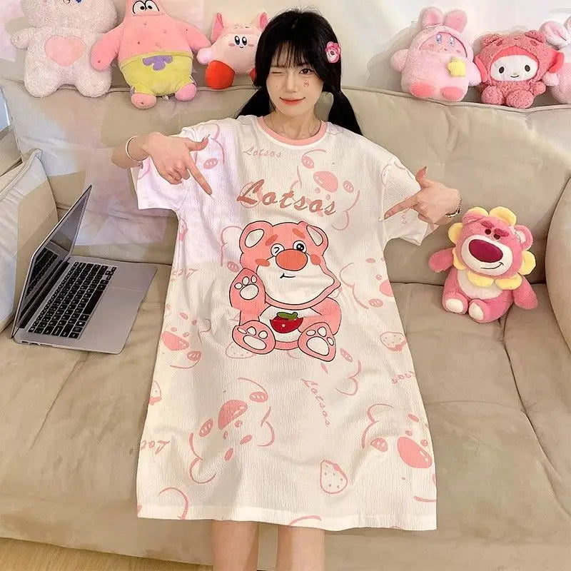 Sanrio Kuromi Cute Pajamas Cosplay Costume