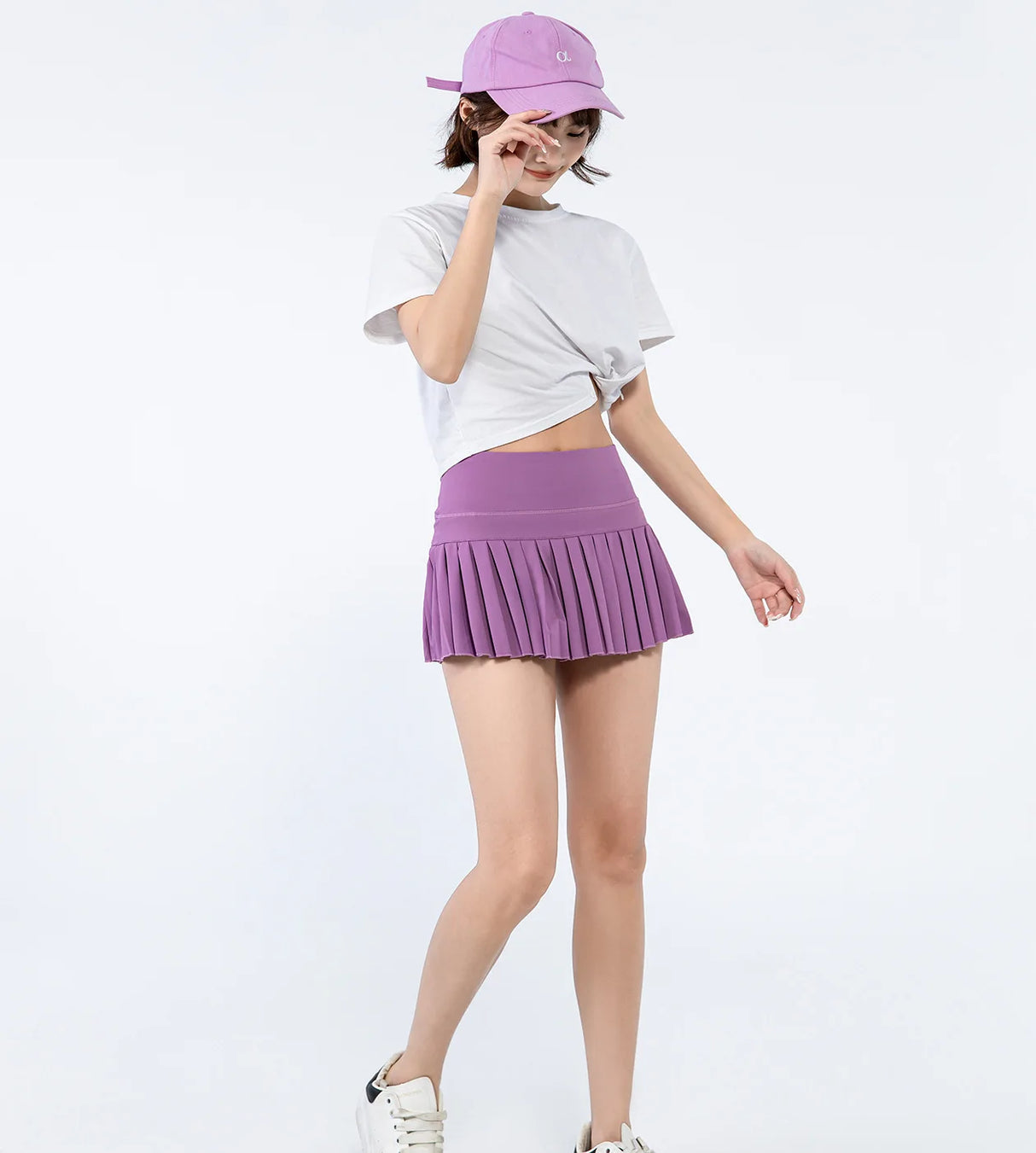 Women Tennis Pleated Skort