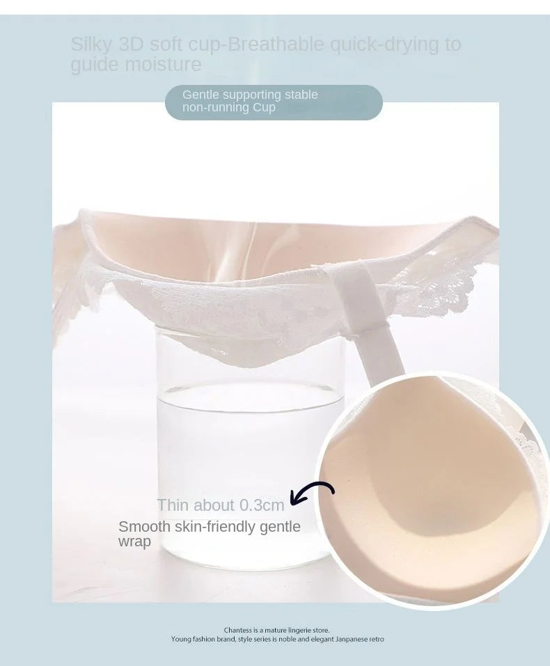 Women Vintage Lift Bra Set