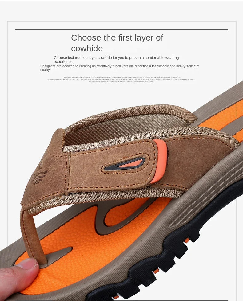 Heritage Leather Beach Sandals