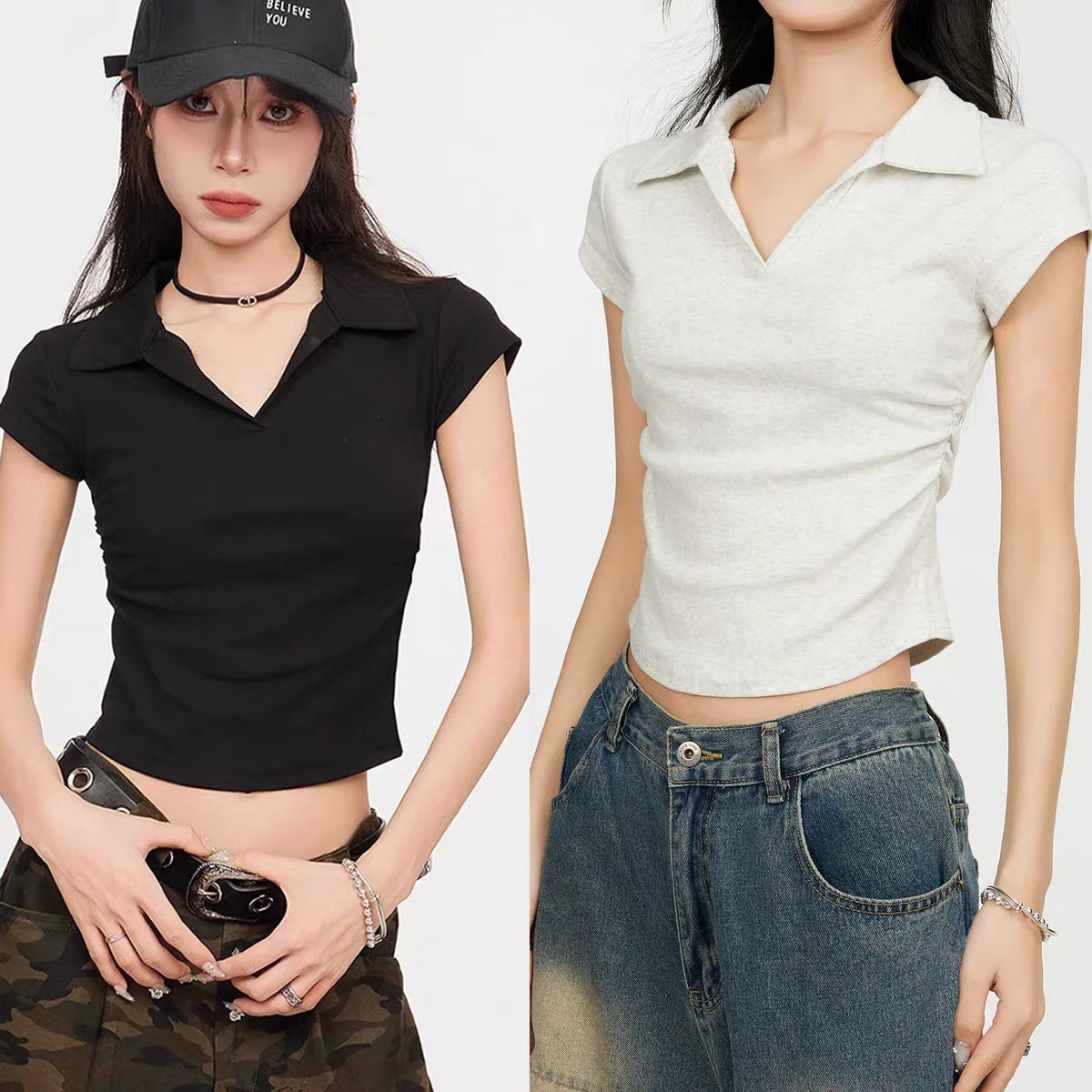 Luna Essential Crop Polo