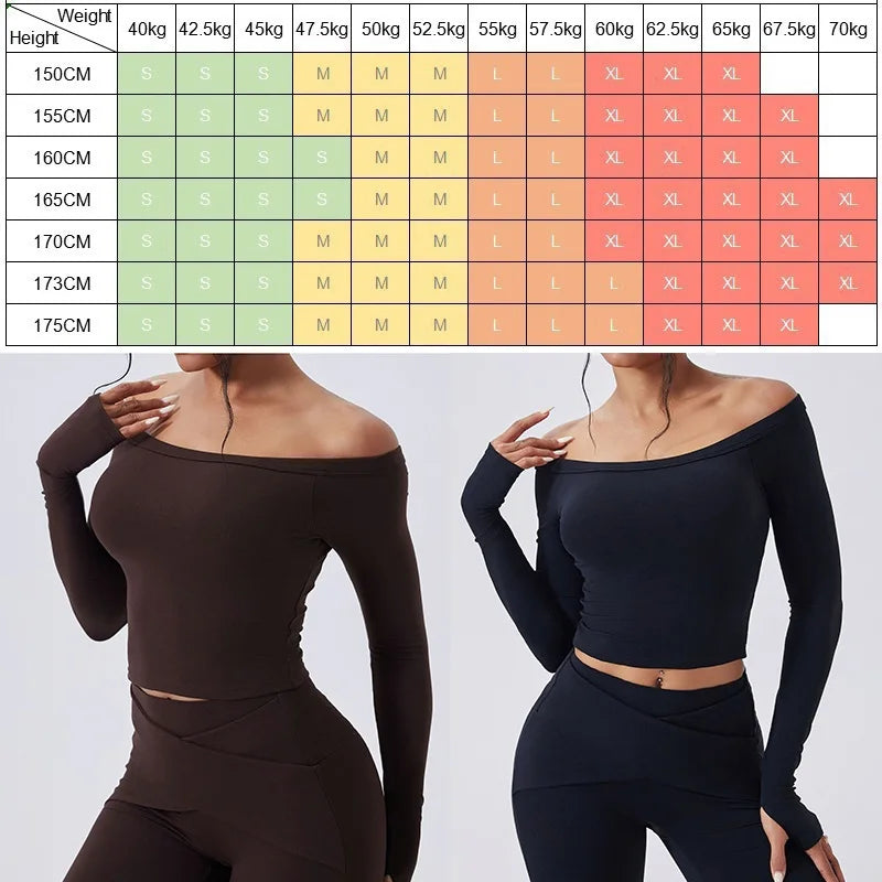 Women's Long Sleeve Workout Top