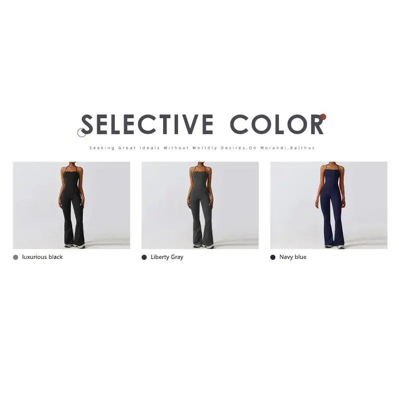 جمبسوت يوغا نسائي مفتوح الظهر