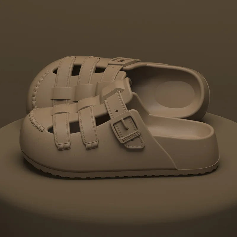 صنادل نسائية بكعب مسطح كاجوال