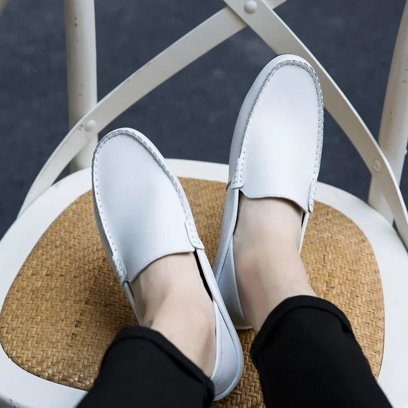 Men Genuine Leather Casual Loafers