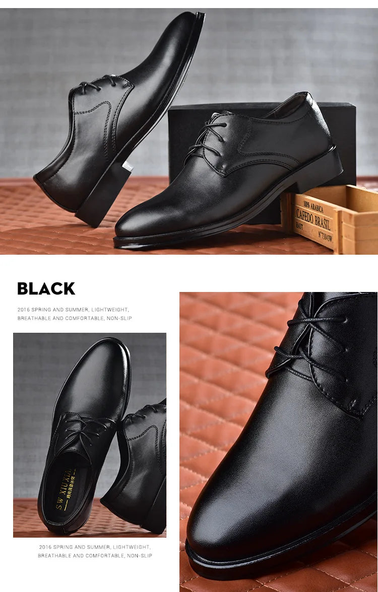 Men’s Pointed Toe Formal Dress Shoes