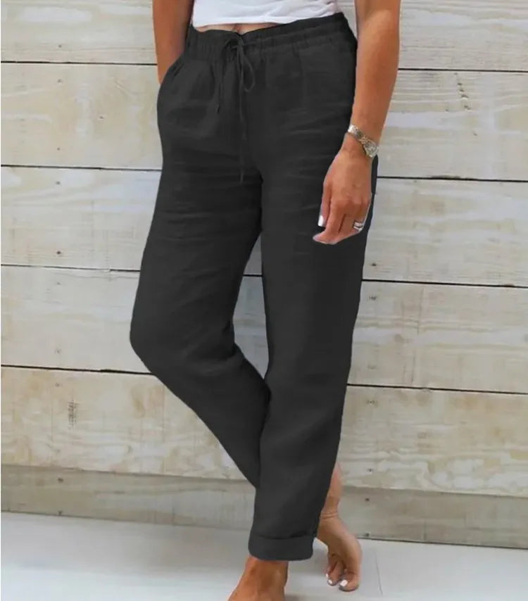 Women Linen Loose Pants