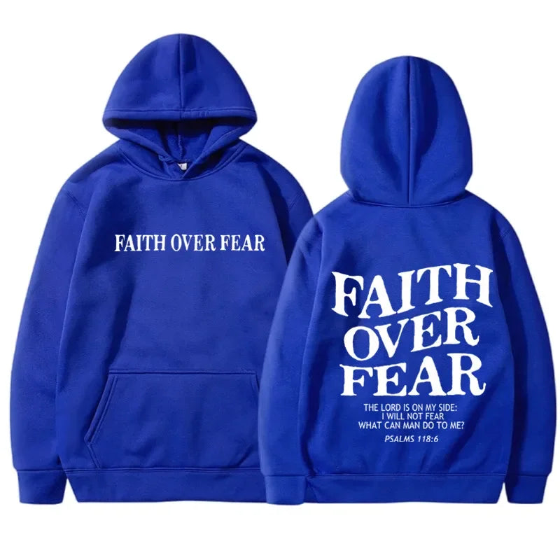 Men Faith Over Fear Hoodie