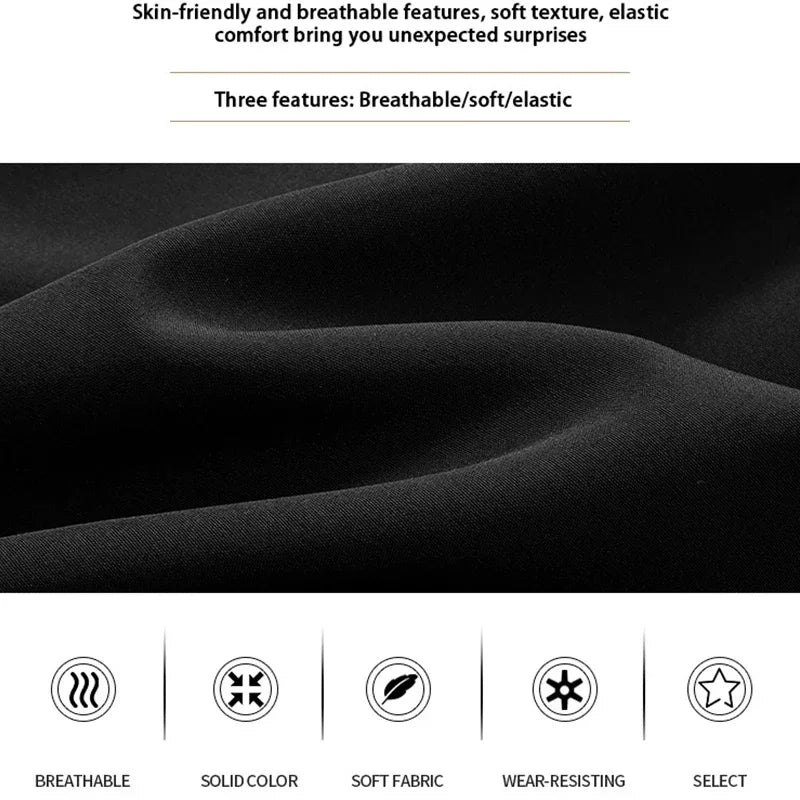 Men's Plus Size Casual Ice Silk Shorts 7XL–8XL Quick Dry