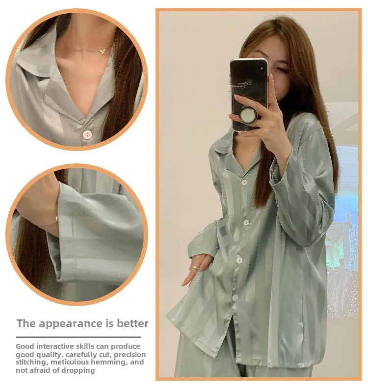 Women's Satin Pajama Set