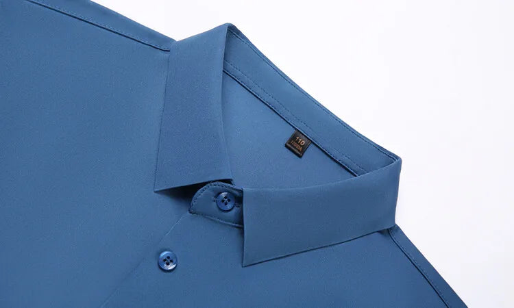 قميص رجالي مطاطي بأكمام قصيرة