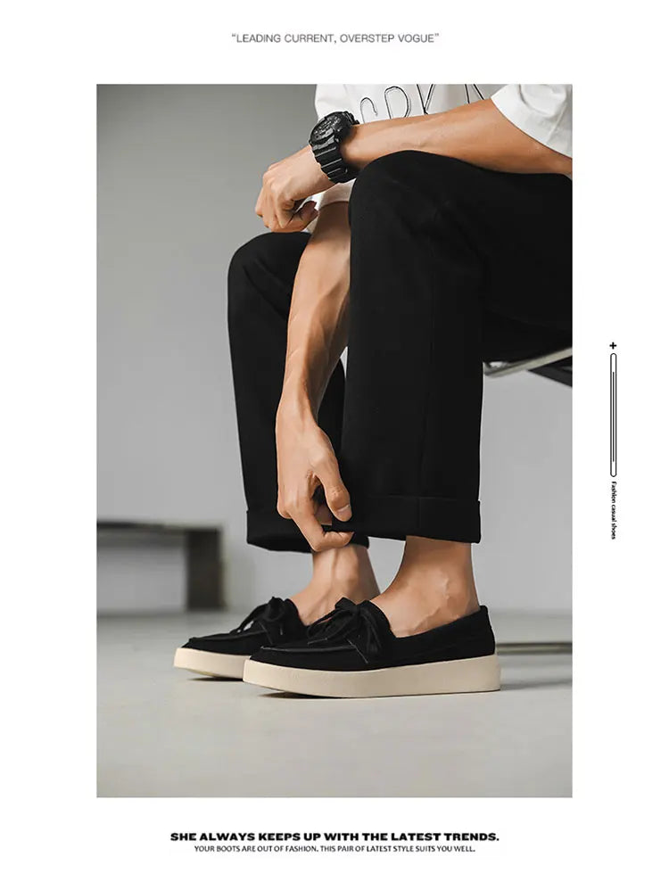 Men Suede Lightweight Driving Loafers