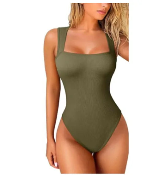 Women's Strapless Backless Bodysuit – Summer Slim Skinny Playsuit Top