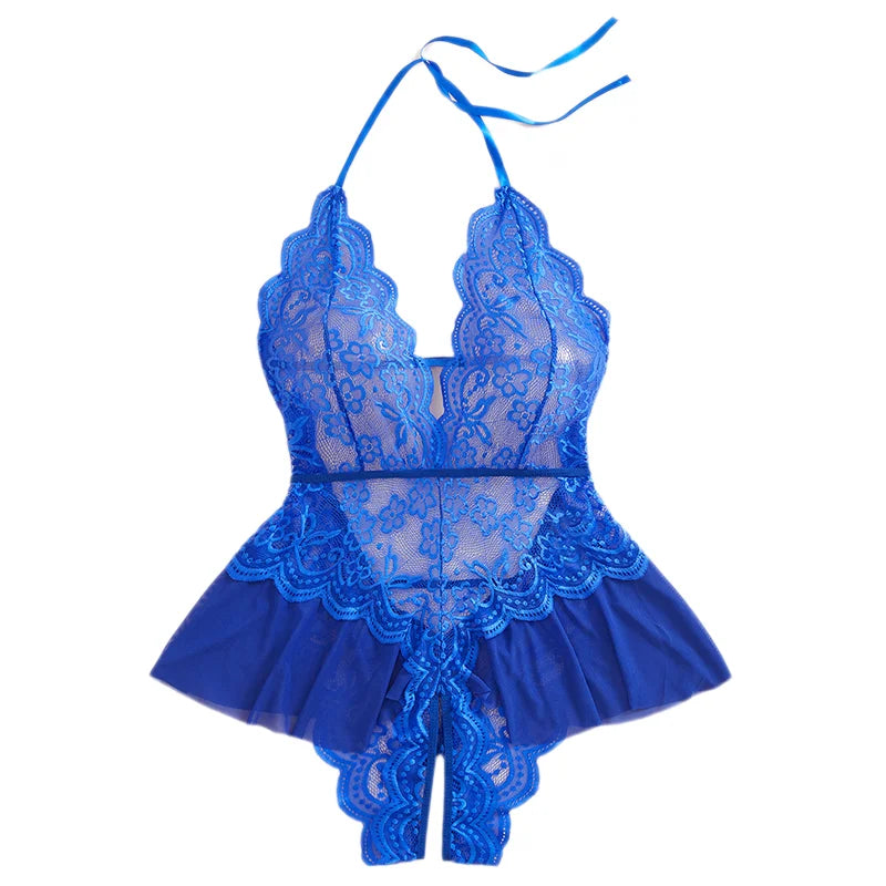 Plus Size Lace Bodysuit
