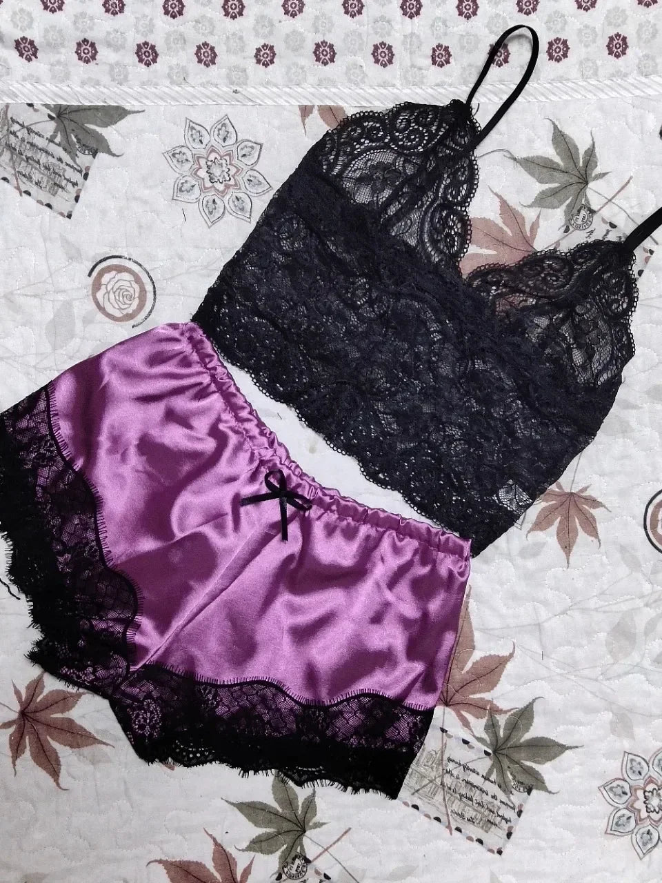 Bella Lace Babydoll Set
