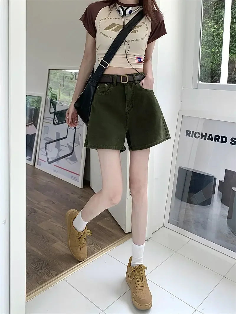 Women's Baggy Denim Short Jeans